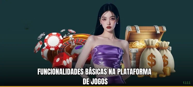 Imagem promocional da t111 mostrando a plataforma e suas vantagens